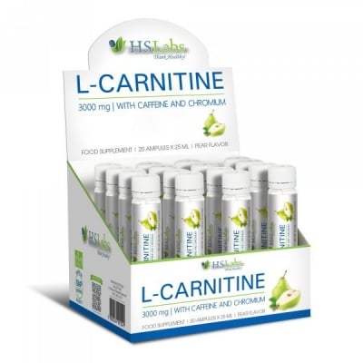 L-CARNITINE 3000 - with caffeine and chromium - 25 ml