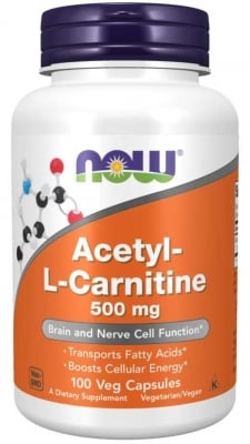 Acetyl L-Carnitine 500 mg - 100 capsules