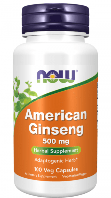 American Ginseng 500 mg - 100 vegan capsules