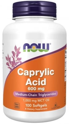 Caprylic Acid 600 mg - 100 softgels