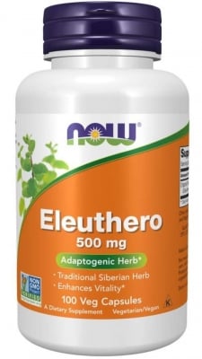 Eleuthero 500 mg - 100 capsules
