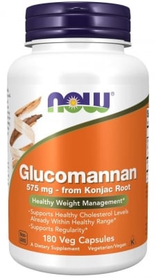 Glucomannan 575 mg - 180 capsules