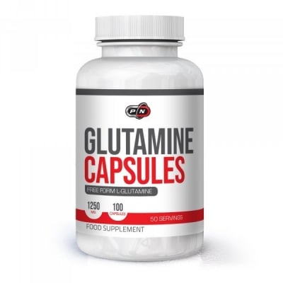 GLUTAMINE CAPSULES 1250 mg - 100 capsules