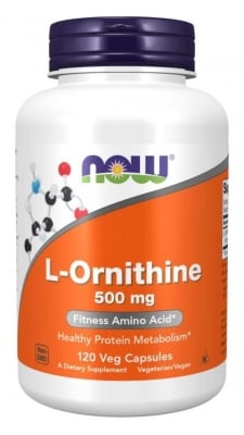 L-Ornithine 500 mg - 120 capsules