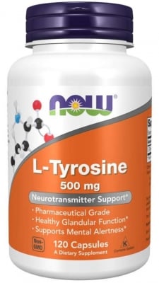 L-Tyrosine 500 mg - 120 capsules