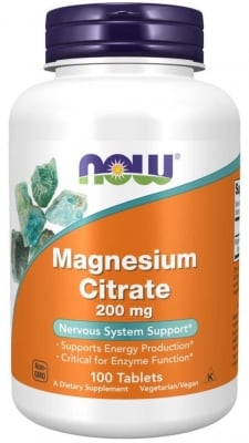 Magnesium citrate 200 mg - 100 tablets