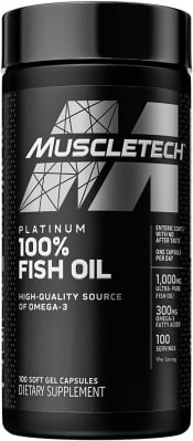 Platinum 100% Omega Fish Oil - 100 softgels