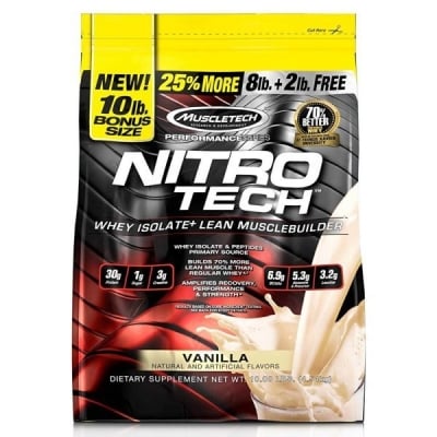 Nitrotech Performance Series - vanilla - 4535 g