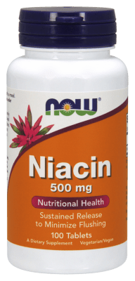 Vitamin B-3 Niacin 500 mg - 100 tablets