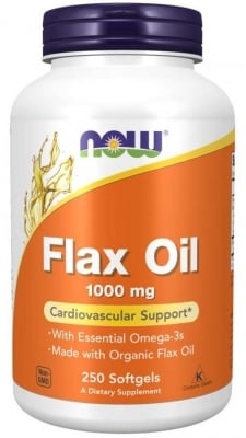 Flax Oil 1000 mg - 250 softgels