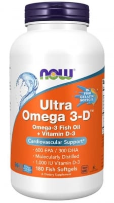 Ultra Omega 3-D - 180 softgels