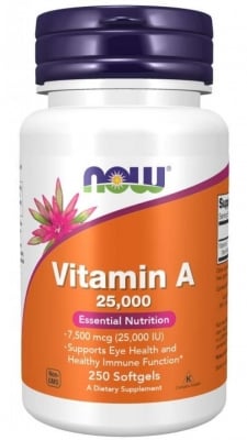 Vitamin A 25000 IU - 250 softgels