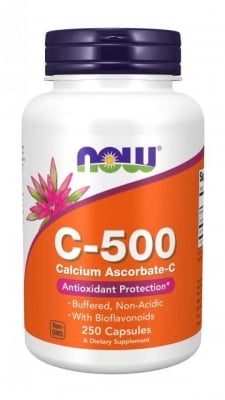 Vitamin C-500 Ascorbate - 250 vegan capsules