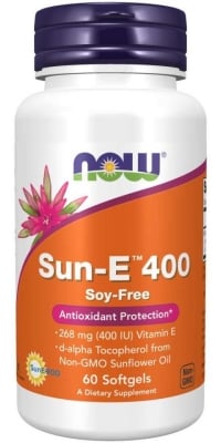 Vitamin E-400 IU (Sun-E) - 60 softgels