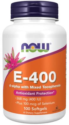 Vitamin E-400 + Selenium - 100 softgels