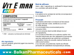 Vitamin E Balkan Pharmaceuticals