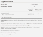 Acetyl L-Carnitine 500 mg - 100 capsules