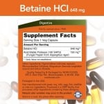 Betaine HCl 648 mg - 120 capsules