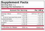 Citrulline malate - 250 g