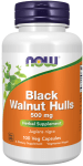 Black Walnut Hulls 500 mg - 100 capsules