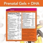 Prenatal Gels + DHA Multi Vitamins - 180 softgels