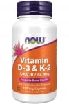 Vitamin D-3 1000 IU & K2 45 mcg - 120 vegan capsules